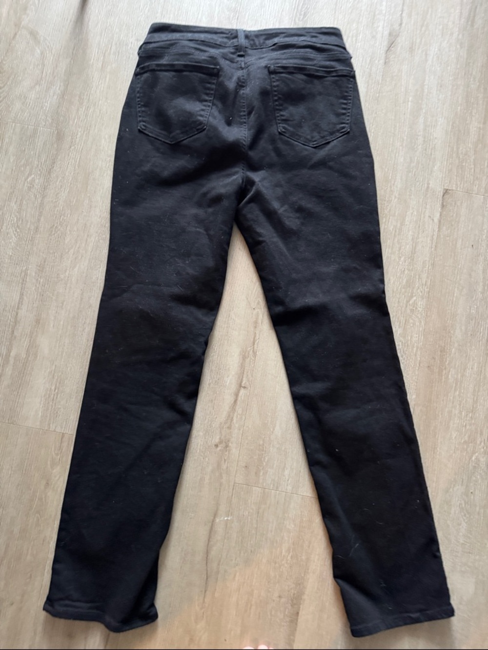 NYDJ Women's High Waisted Straight Leg Jeans - Black - Picture 3 of 4